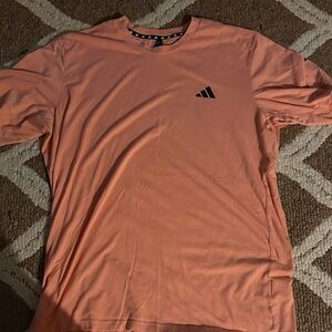 Adidas Men's Peach T-Shirt
